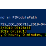 Figure 1 - Running the script on a DDC